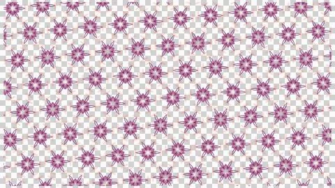 Purple Botanical Floral Pattern on White Background Stock Illustration