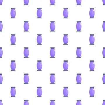 Purple bottles seamless pattern repeating design wallpaper Stock Illustration