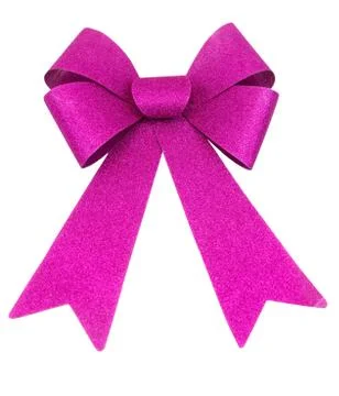 Purple Bow Stock-Fotos