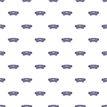 Purple bow tie repeating pattern background illustration Stock Illustration