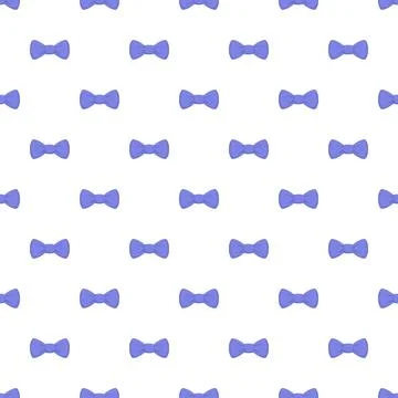 Purple bow tie repeating pattern background illustration Illustrazione stock