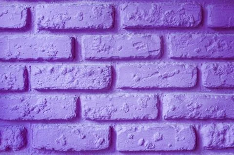 Purple brick wall Stock Photos