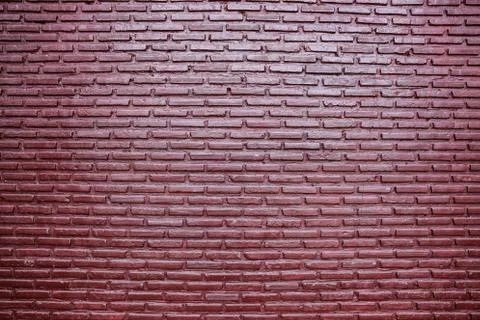 Purple brick wall texture, background Stock Photos