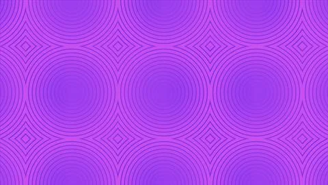 Purple bright circles. Motion.Large circles composing hypnosis that twitches in Stock Illustration