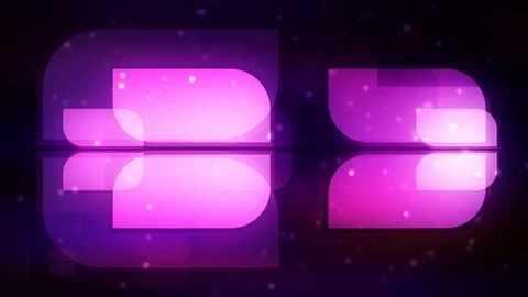 Purple Broadcast Shapes Stock Footage 91055992