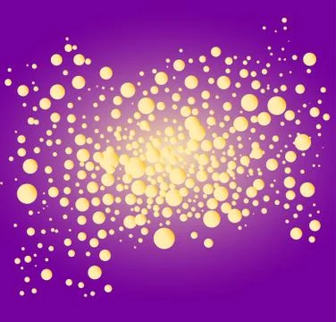 Purple Bubble Background Stock Illustration