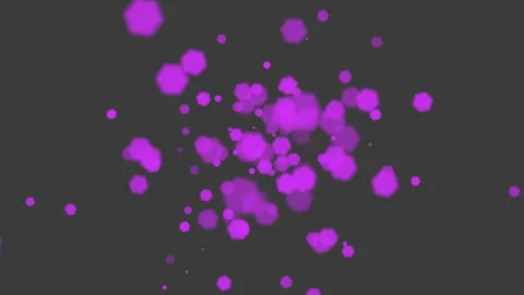 Purple bubble on gray background Stock Footage 263532247