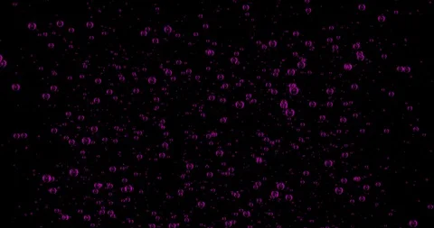 Purple Bubbles Stock Footage 113080183