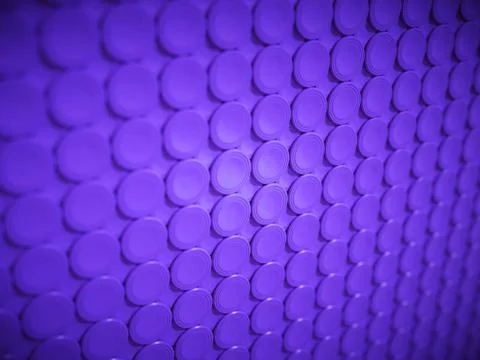 Purple bulging circles texture or background Stock Illustration