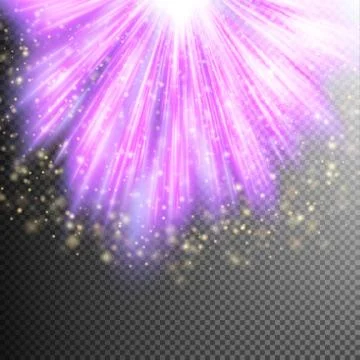 Purple burst effect. EPS 10 Stock Illustration