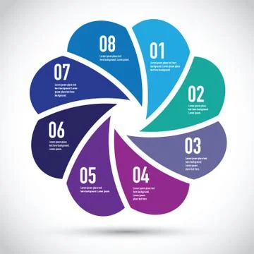 Purple business model Stock Illustration