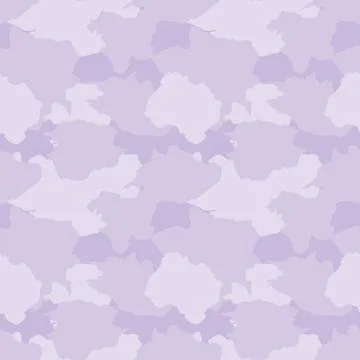 Purple Camouflage Abstract Seamless Pattern Background Stockillustratie