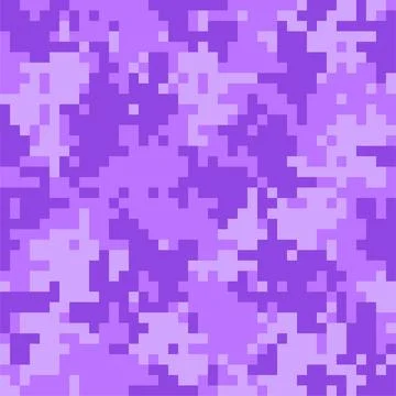 Purple camouflage pattern Stock Illustration