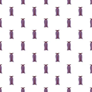 Purple cape seamless pattern for fantasy halloween concepts Stock Illustration