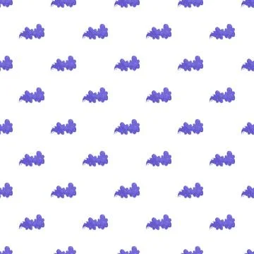 Purple cartoon clouds creating seamless pattern background 스톡 일러스트