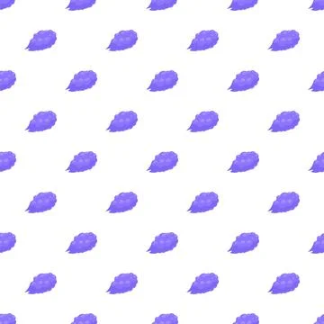 Purple cartoon clouds forming a repeating seamless pattern 스톡 일러스트