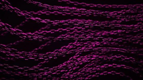 Purple Chains In The Dark Stock Photos