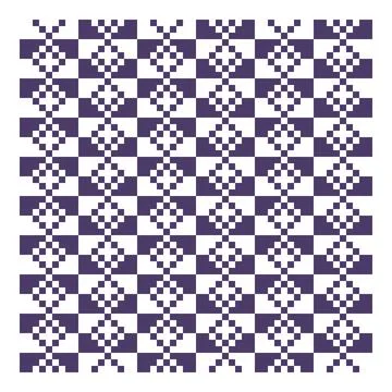 Purple Checkerboard Repeated Pixel Tile Background Stock Illustration