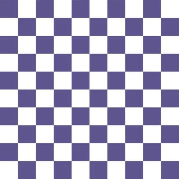 Purple checkered seamless geometric pattern, square template,white backdrop Illustrazione stock