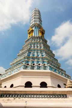 Purple chedi Stock Photos