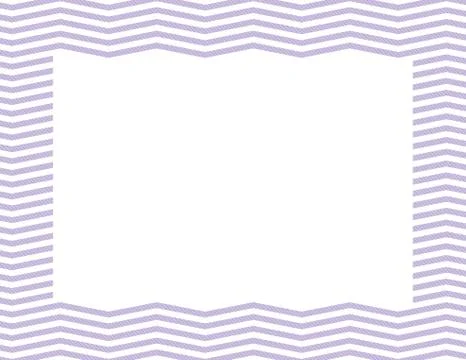 Purple chevron frame Stock Illustration