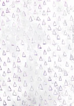 Purple Christmas tree  pattern empty rusty white paper background Stock Illustration