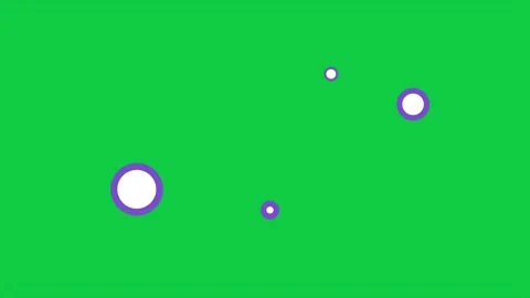 Purple Circle Accent Elements Green Screen Overlay Motion Graphics 库存影片 347132551
