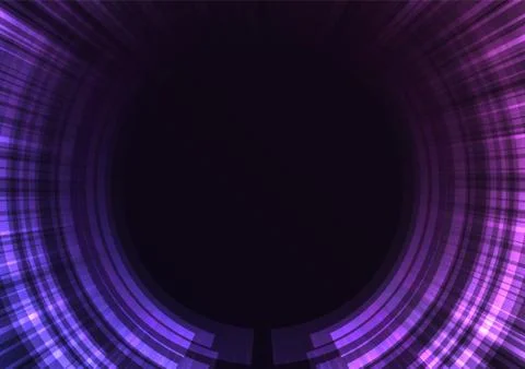 Purple circle digital abstract sheet layer background Stock Illustration