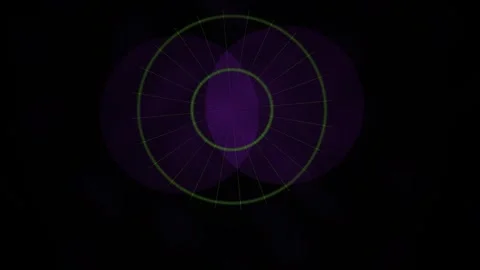 Purple Circle Graphic Design Element. Stock Footage 337516999