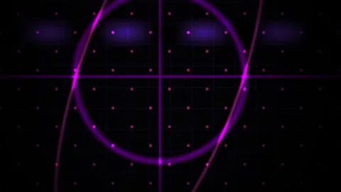 Purple Circle Graphic Design Elements. Stock Footage 340040379