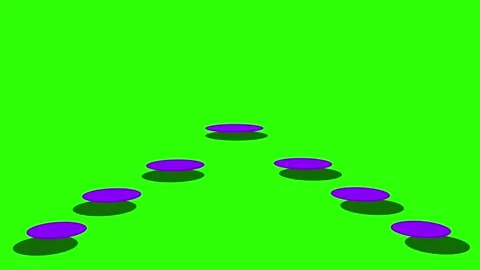 Purple circle steps shapes motion Stock Footage 163242785