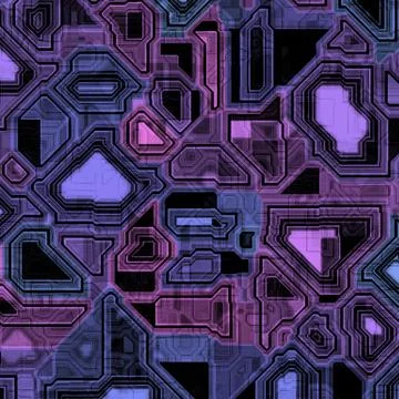 Purple circuit board Stock Illustration