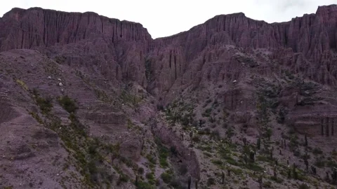 Purple cliff Video stock 245452461