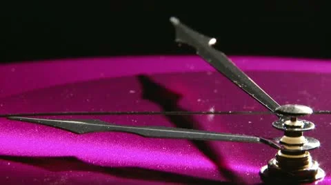 Purple clock Video stock 14827528