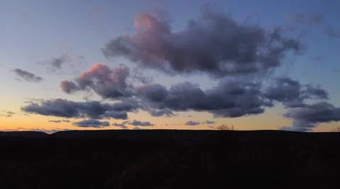 Purple Clouds Stock Photos