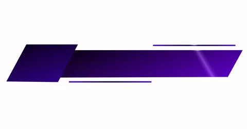 Purple-color and black-colored gradient cool modern-designed lower third in.. Stock Illustration