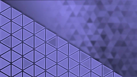 Purple color flickering Triangular shapes pattern background Stock Footage 217906981
