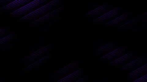 Purple color parallel lines pattern flowing over black background Stock Footage 307516847