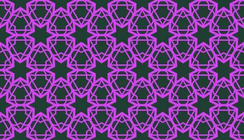 Purple color Pattern with abstract geometric design. Vector seamless illustra Illustrazione stock