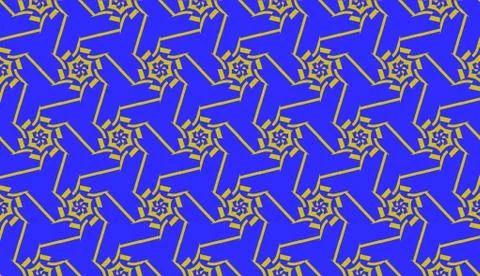 Purple color Pattern with abstract geometric design. Vector seamless illustra Stock Illustration