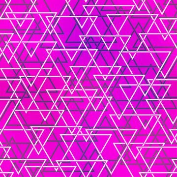 Purple color triangle seamless pattern Stock Illustration