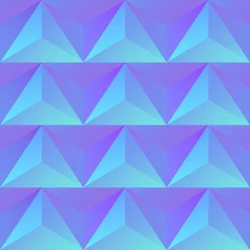 Purple color triangle seamless pattern Stock Illustration