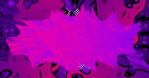 Purple Comic Book Background Stock Footage 169198898