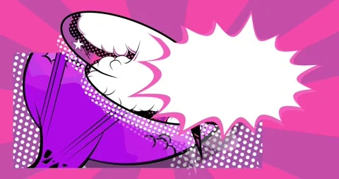 Purple comic book background Stock Footage 276145556
