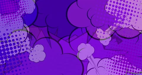 Purple Comic Book Background Wallpaper Stock Footage 169736302