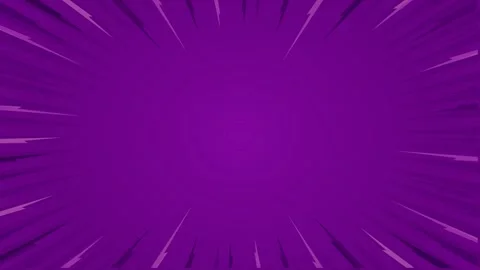 Purple comic book style speed lines background with radial motion effect Vidéo 346725068