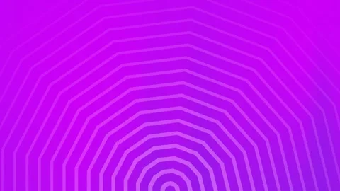 Purple Concentric Hexagon Pattern Background Loop. Stock-Footage 286430185