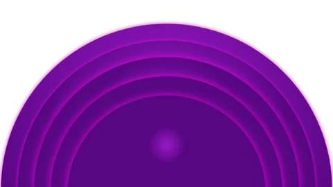 Purple concentric semi circle gradient design Stock Illustration