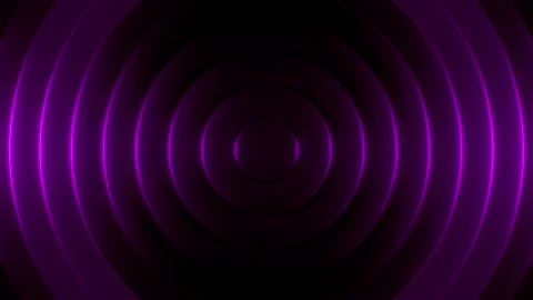 Purple Concentric Wave Rings Creating Vibrant Abstract Motion. Looped 3D Stock Footage 325495583