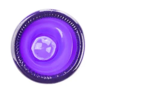Purple condom Stock Photos